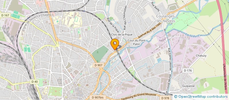 localisation de l'entreprise SCI MANTOUE à NEVERS