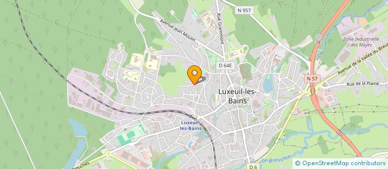 localisation de l'entreprise SCI MANTOVANI à LUXEUIL-LES-BAINS