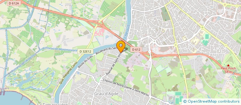 localisation de l'entreprise SCI MANU  AGDE