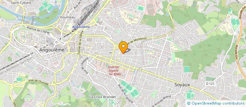 localisation de l'entreprise SCI MANU à ANGOULEME