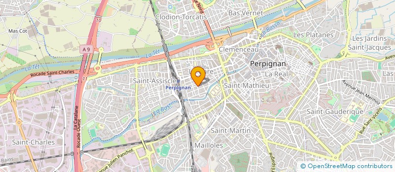 localisation de l'entreprise SCI MANU à PERPIGNAN