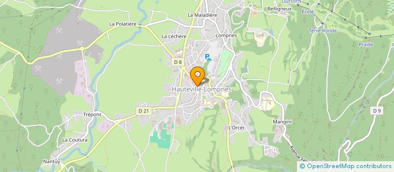 localisation de l'entreprise SCI MANU  PLATEAU D'HAUTEVILLE