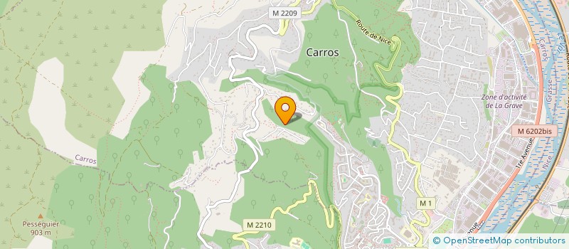 localisation de l'entreprise SCI MANUA à CARROS