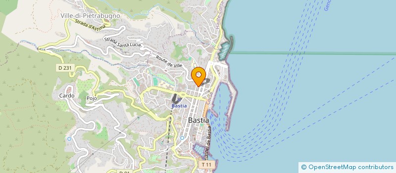 localisation de l'entreprise SCI MANUEL à BASTIA