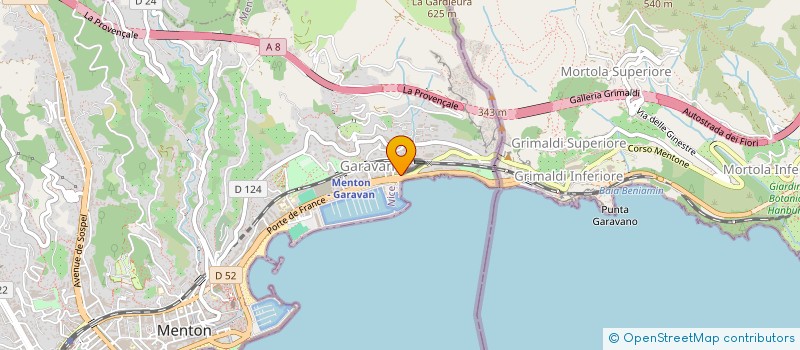localisation de l'entreprise SCI MANUEL à MENTON