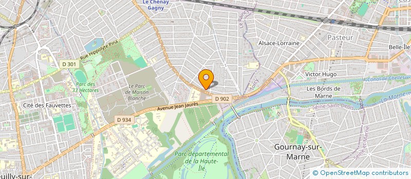 localisation de l'entreprise SCI MANUEL JORGE  GAGNY