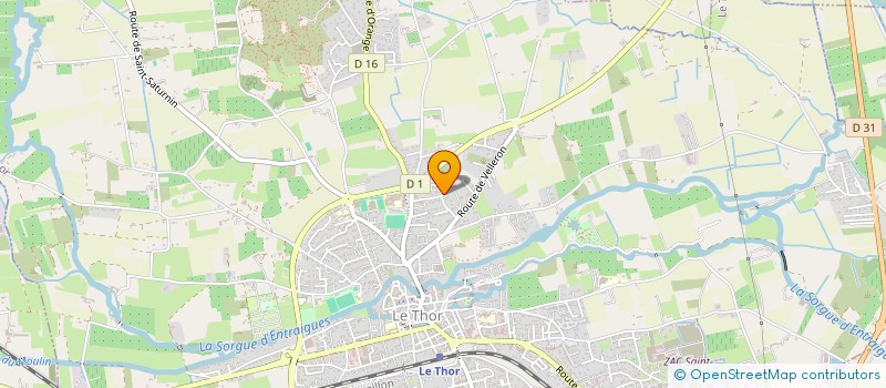 localisation de l'entreprise SCI MANUEVY  LE THOR