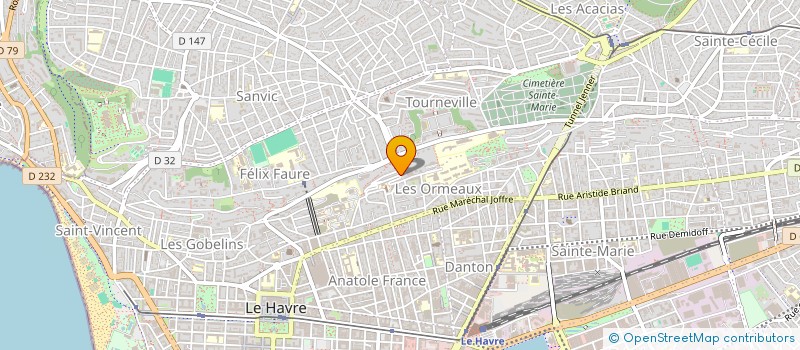 localisation de l'entreprise SCI MANUIA à LE HAVRE