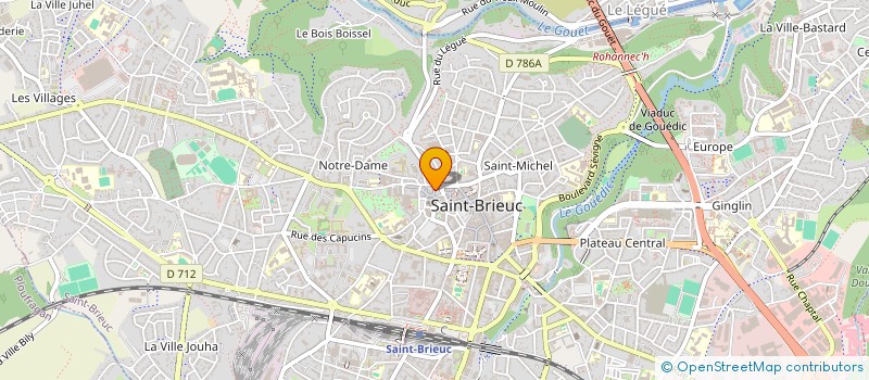 localisation de l'entreprise SCI MANUIA à SAINT-BRIEUC