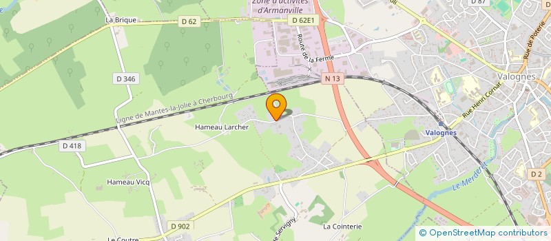 localisation de l'entreprise SCI MANUIA  YVETOT-BOCAGE