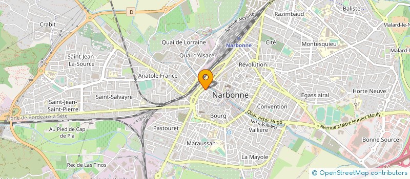 localisation de l'entreprise SCI MANULA à NARBONNE