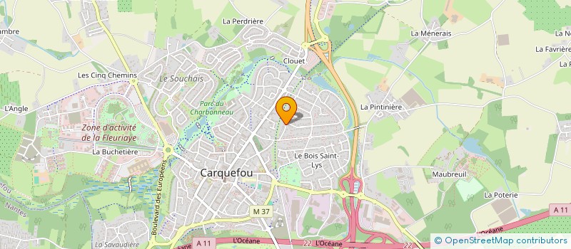 localisation de l'entreprise SCI MANULALOU  CARQUEFOU