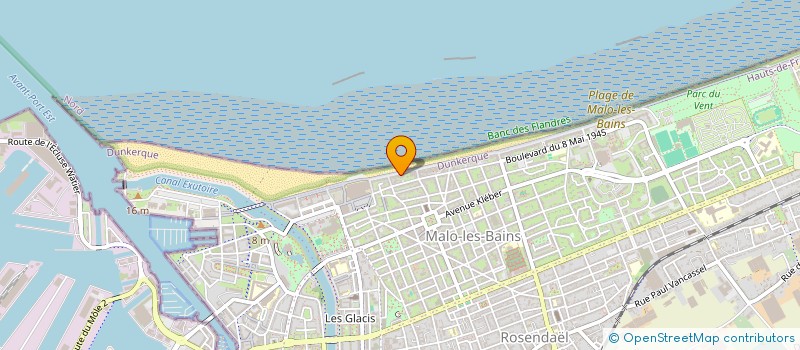localisation de l'entreprise SCI MANUREVA à DUNKERQUE