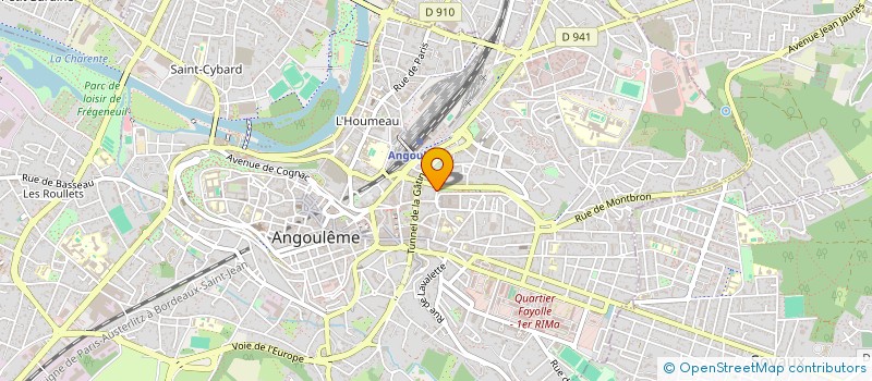 localisation de l'entreprise SCI MANUREVA à ANGOULEME