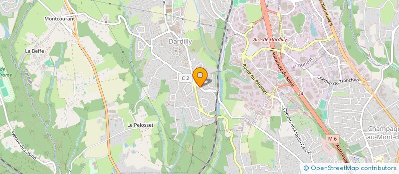 localisation de l'entreprise SCI MANUREVA  DARDILLY