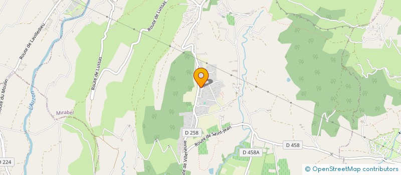 localisation de l'entreprise SCI MANUREVAE  MIRABEL