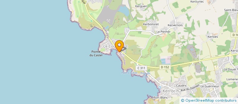 localisation de l'entreprise SCI MANUS à PLOEMEUR