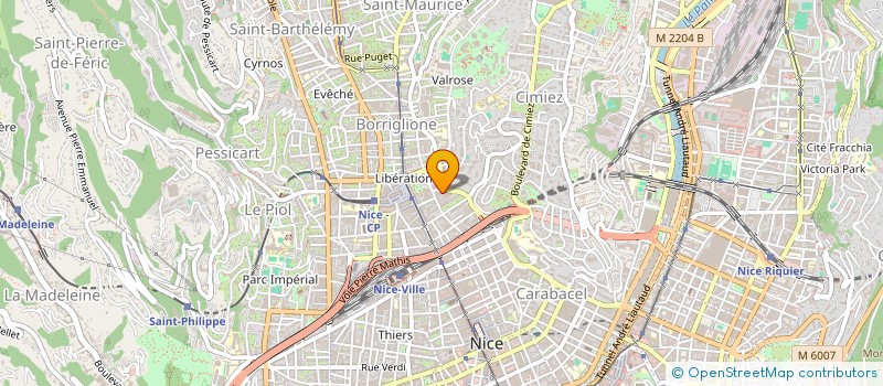 localisation de l'entreprise SCI MANUSTELLE à NICE
