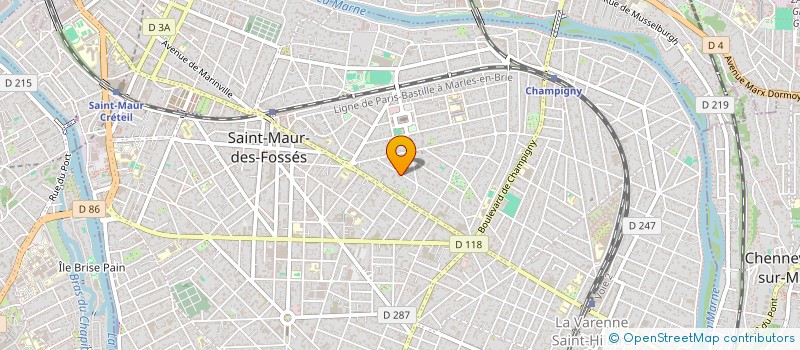 localisation de l'entreprise SCI MANY à SAINT-MAUR-DES-FOSSES