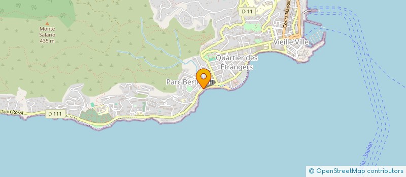 localisation de l'entreprise SCI MANYF à AJACCIO