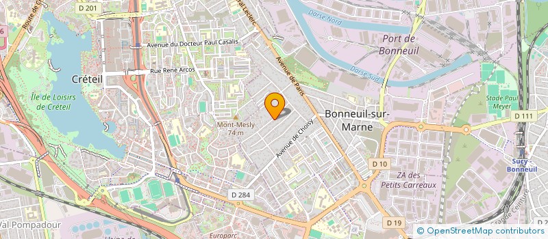 localisation de l'entreprise SCI MANYLA IMMO à BONNEUIL-SUR-MARNE