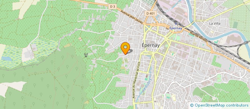 localisation de l'entreprise SCI MANZANA  EPERNAY