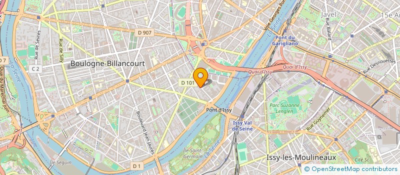 localisation de l'entreprise SCI MANZIL à BOULOGNE-BILLANCOURT