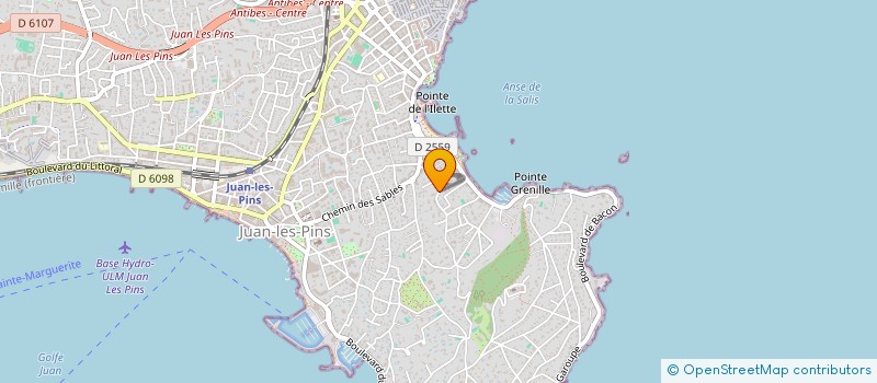 localisation de l'entreprise SCI MANZIL à ANTIBES