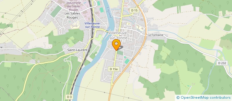 localisation de l'entreprise SCI MAO  VILLENEUVE-SUR-YONNE