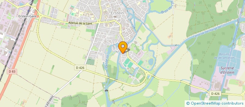 localisation de l'entreprise SCI MAO  ERSTEIN