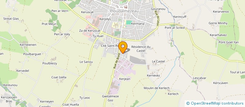 localisation de l'entreprise SCI MAOERA  PLOUDALMEZEAU