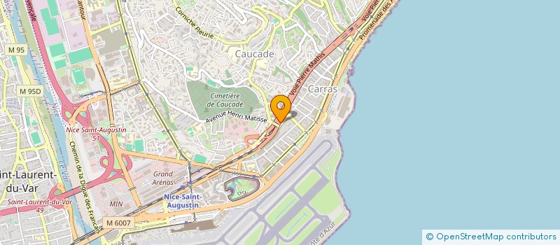 localisation de l'entreprise SCI MAOFLO à NICE