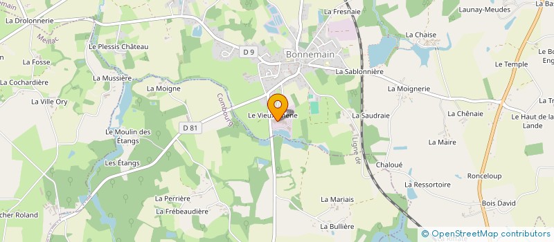 localisation de l'entreprise SCI MAOMAO  BONNEMAIN