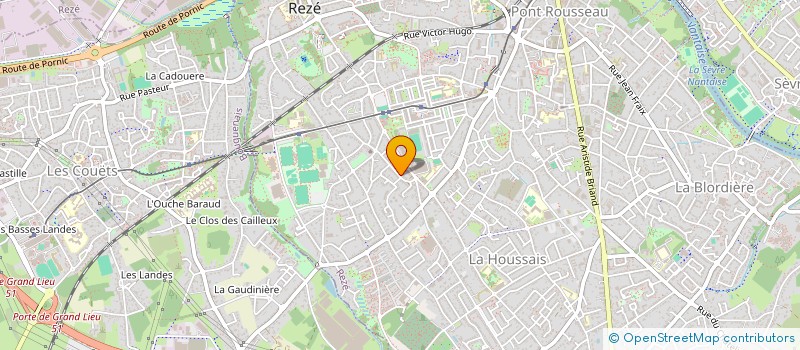 localisation de l'entreprise SCI MAORA  LES SORINIERES