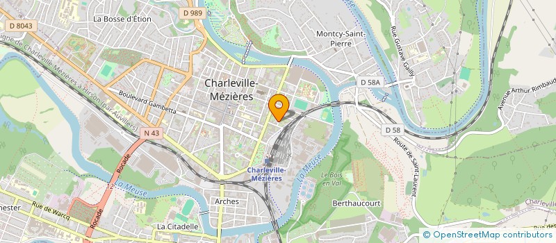 localisation de l'entreprise SCI MAORE à CHARLEVILLE-MEZIERES