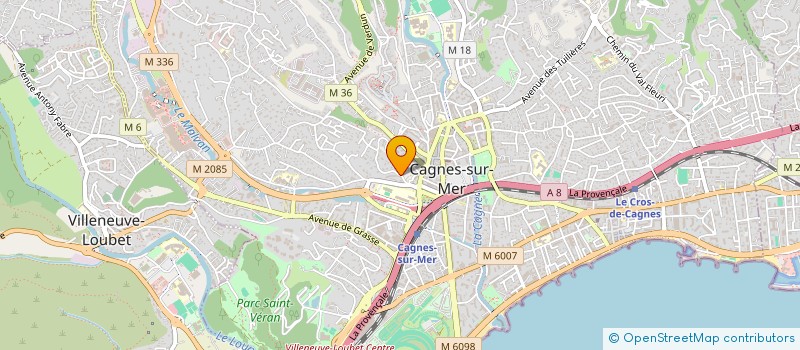 localisation de l'entreprise SCI MAOUSSA à CAGNES-SUR-MER