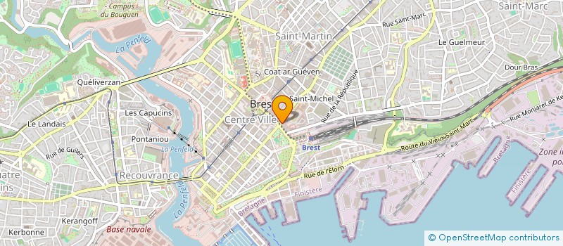 localisation de l'entreprise SCI MAP  BREST