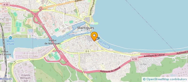 localisation de l'entreprise SCI MAP  MARTIGUES