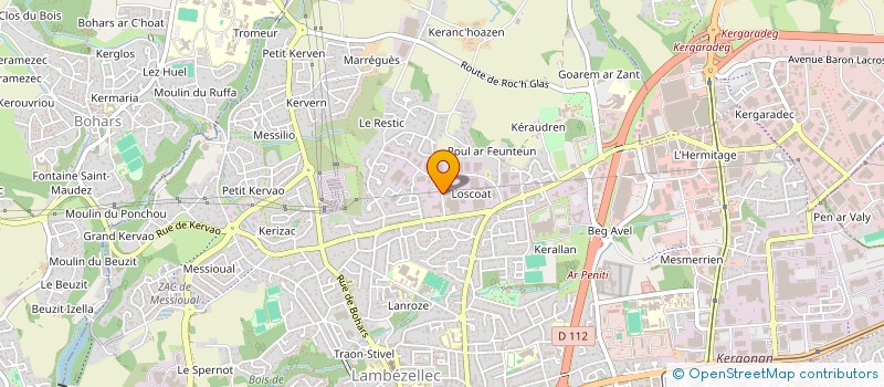 localisation de l'entreprise SCI MAP  BOURG-BLANC