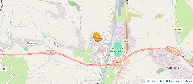 localisation de l'entreprise SCI MAP  AUCH