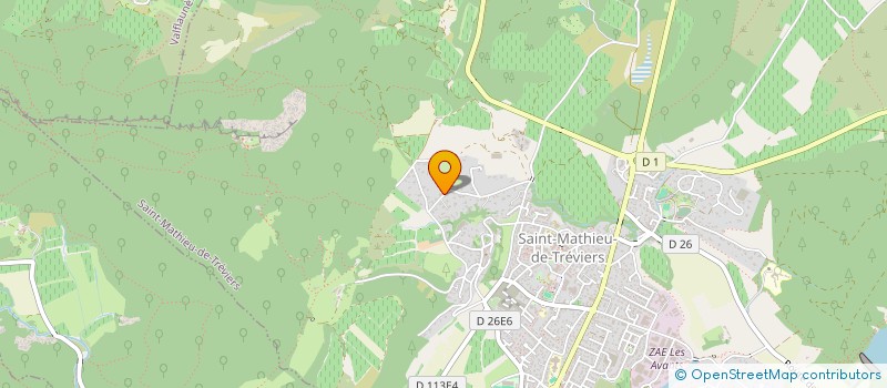 localisation de l'entreprise SCI MAP  SAINT-MATHIEU-DE-TREVIERS