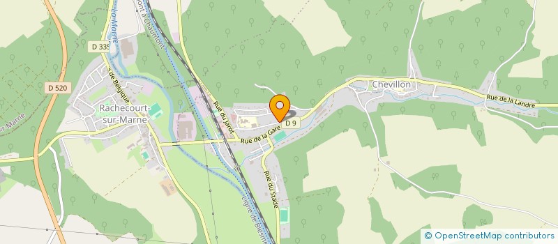 localisation de l'entreprise SCI MAP à CHEVILLON