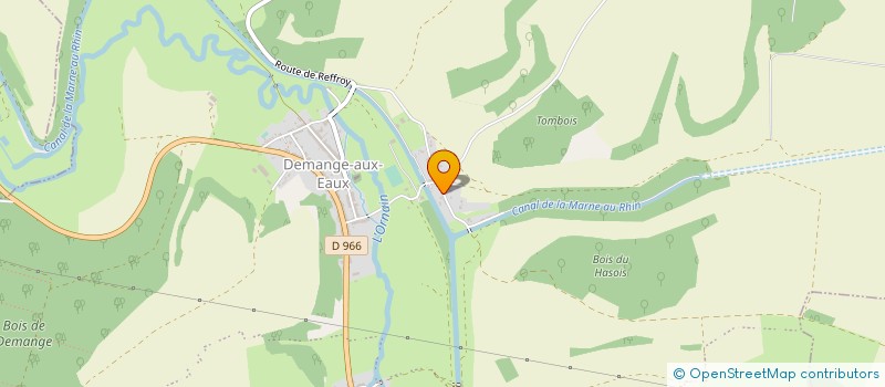 localisation de l'entreprise SCI MAP à DEMANGE-BAUDIGNECOURT