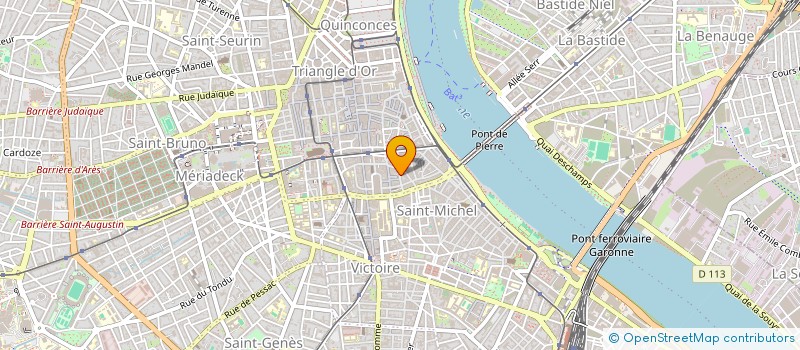 localisation de l'entreprise SCI MAPA 16  BORDEAUX