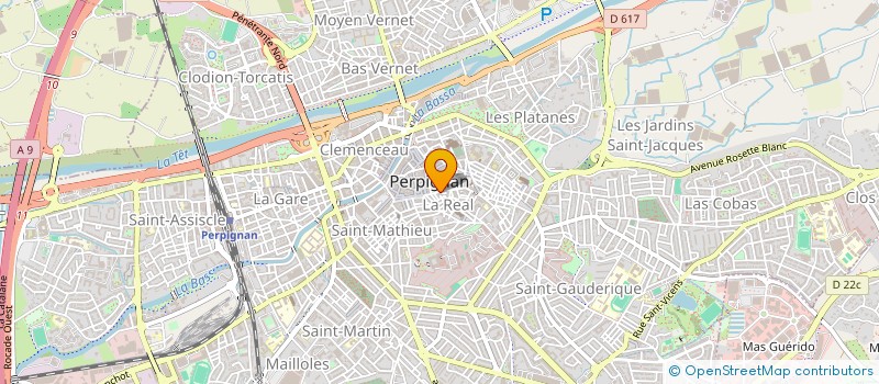 localisation de l'entreprise SCI MAPA  PERPIGNAN