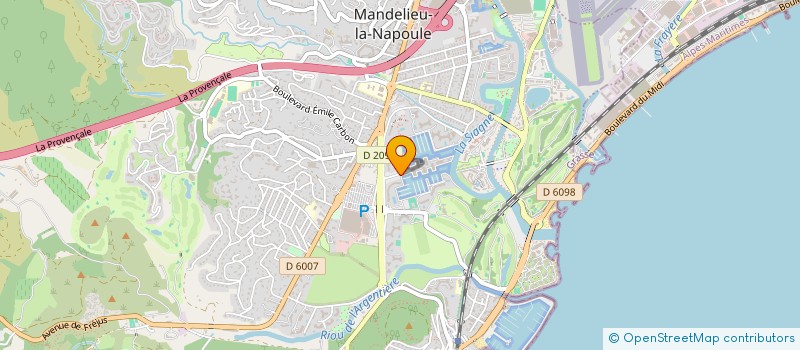 localisation de l'entreprise SCI MAPA  MANDELIEU-LA-NAPOULE