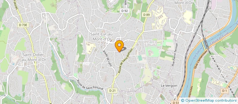 localisation de l'entreprise SCI MAPA  SAINT-CYR-AU-MONT-D'OR