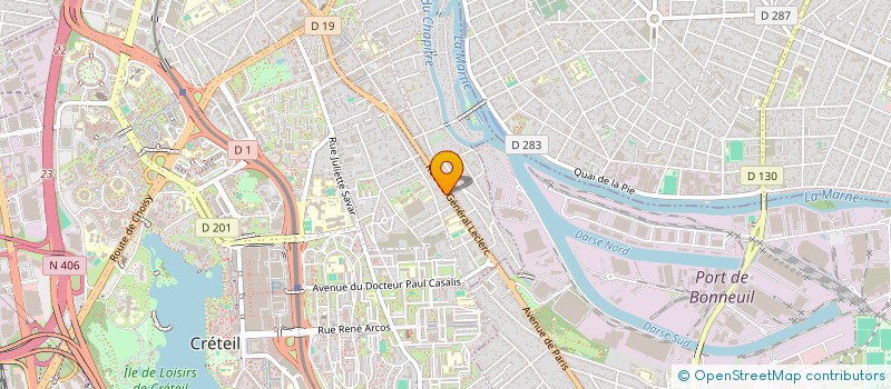 localisation de l'entreprise SCI MAPA à CRETEIL