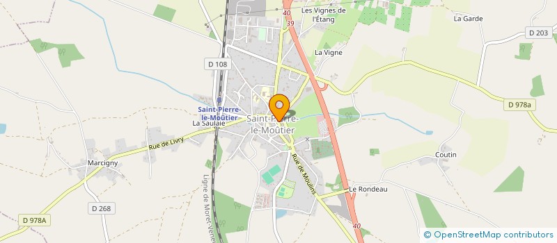 localisation de l'entreprise SCI MAPA à SAINT-PIERRE-LE-MOUTIER