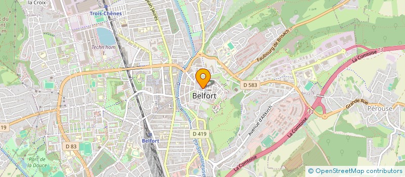 localisation de l'entreprise SCI MAPA à BELFORT
